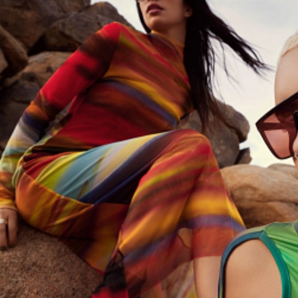 ISO: ZARA PRINTED TULLE DRESS 🔍 - Picture 2 of 4